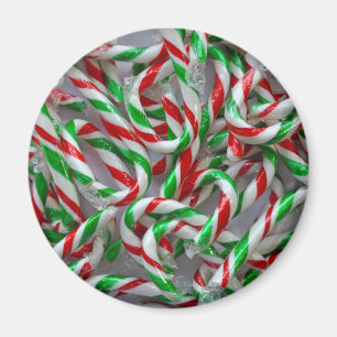 Weihnachtskerzenmuster Magnet