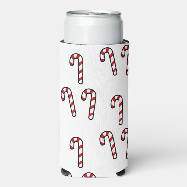 Weihnachtskerzenrohr auf weiß selters dosenkühler (Seltzer Vorderseite)