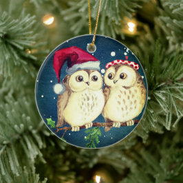 Weihnachtskeule in der Liebe süß Keramik Ornament