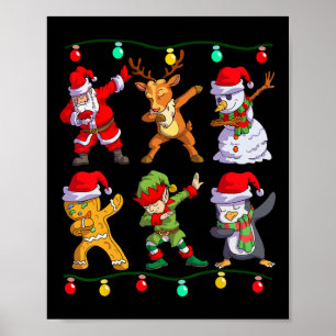 Weihnachtskids Jungs Männer trocken Santa Elf Dei Poster