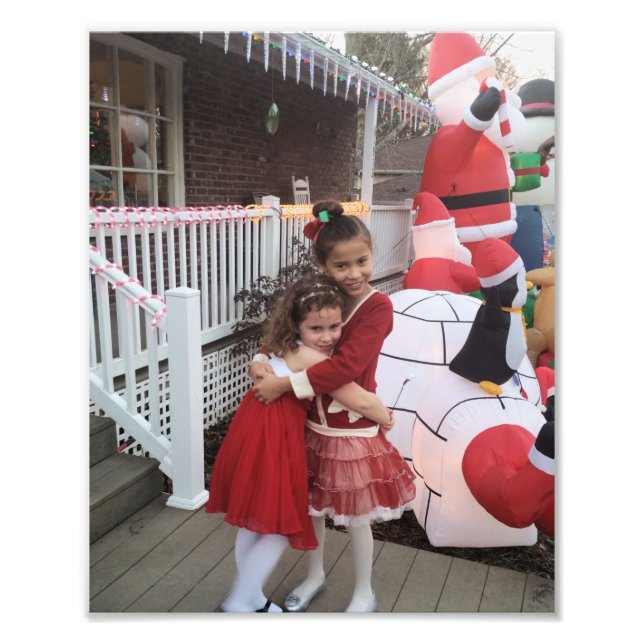 Weihnachtskids personalisieren Vorlage 8 x 10 Foto (Vorne)