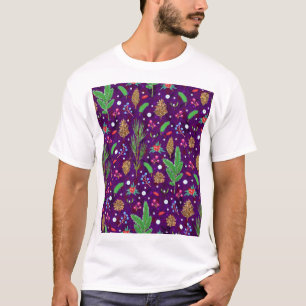 Weihnachtskiefern: Festlich nahtlos T-Shirt