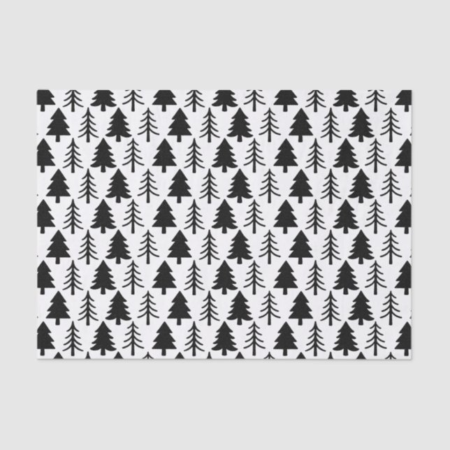 Weihnachtskiefern Seidenpapier (Vorderseite)