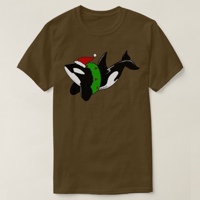 WeihnachtsKillerwal T-Shirt (Design vorne)