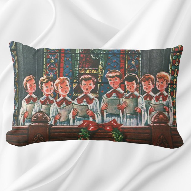 Weihnachtskinder aus dem 19. Jahrhundert Gesang in Lendenkissen (Von Creator hochgeladen)