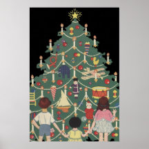 Weihnachtskinder aus dem 19. Jahrhundert rund um e