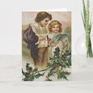 Weihnachtskinder Feiertagskarte