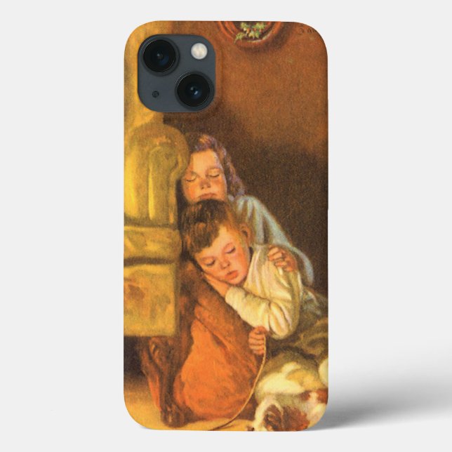 Weihnachtskinder für den Weihnachtsmann Gewartet Case-Mate iPhone Hülle (Rückseite)