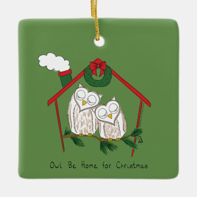 Weihnachtskinder Niedlich Keramikornament (Vorderseite)