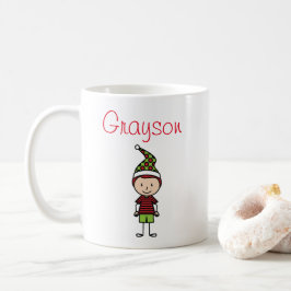 Weihnachtskinder Personalisierter Individuelle Nam Kaffeetasse