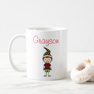 Weihnachtskinder Personalisierter Individuelle Nam Kaffeetasse