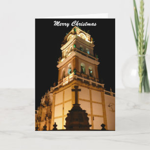 Weihnachtskirche Feiertagskarte
