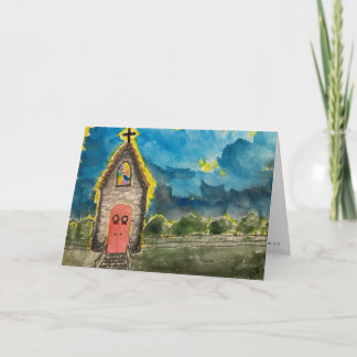 Weihnachtskirche Karte