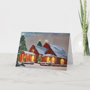 Weihnachtskirche Karte