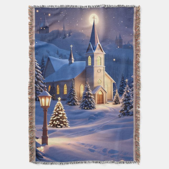 Weihnachtskirchenknebel Decke (Vorderseite Vertikal)