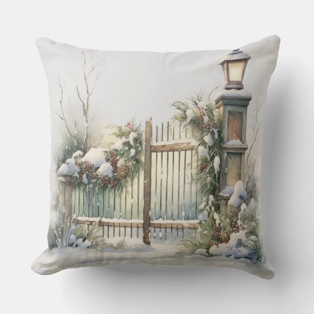 Weihnachtskissen | Elegant Holiday Cushion Kissen (Vorderseite)