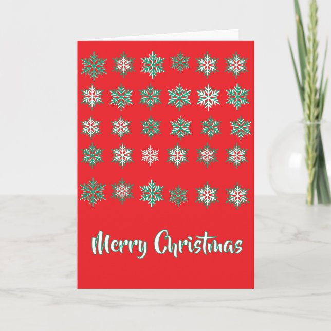 Weihnachtskissen Karte (Vorderseite)