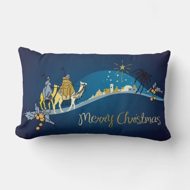 Weihnachtskissen Lendenkissen (Vorderseite)