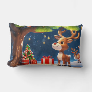 Weihnachtskissen Lendenkissen