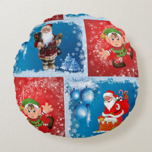 Weihnachtskissen Rundes Kissen