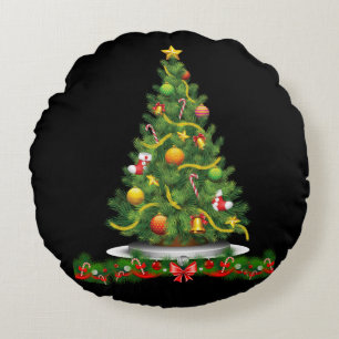 Weihnachtskissen Rundes Kissen