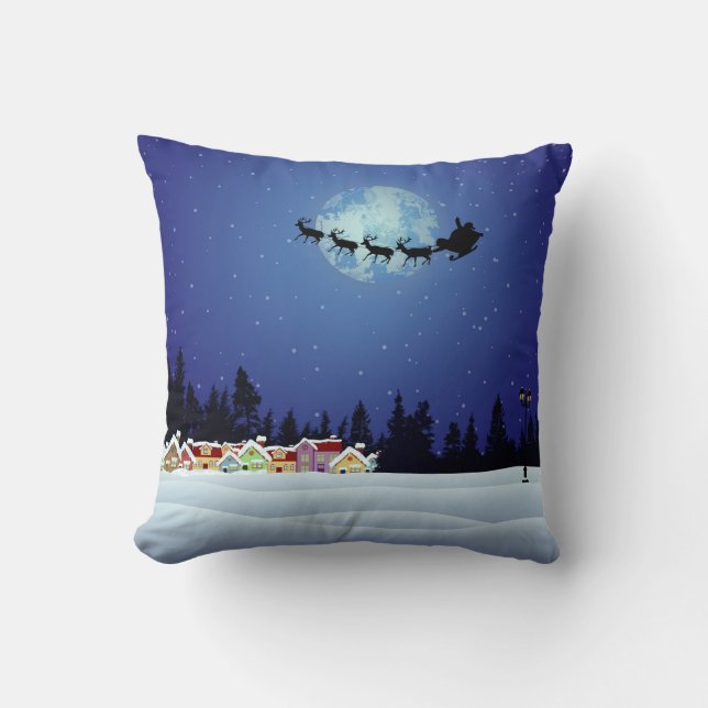 Weihnachtskissen Wurfs-Kissen Kissen (Vorderseite)
