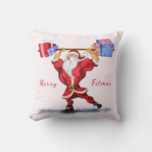 Weihnachtskissenbauer Santa mit Geschenken Kissen
