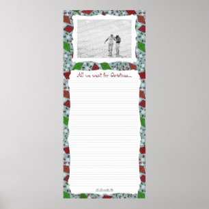 Weihnachtskites, Weihnachtswandplaner Poster