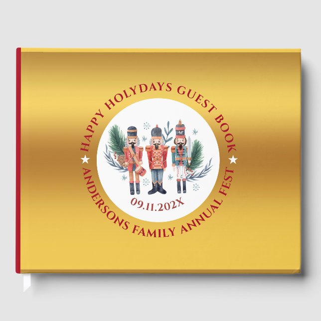 Weihnachtskitschigkeit Gästebuch (Vorderseite)