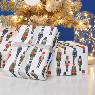 Weihnachtskitschigkeit mit gekacheltem Muster Geschenkpapier