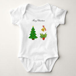 Weihnachtskittel Baby Strampler