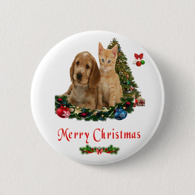 Weihnachtskittel Button (Vorderseite)