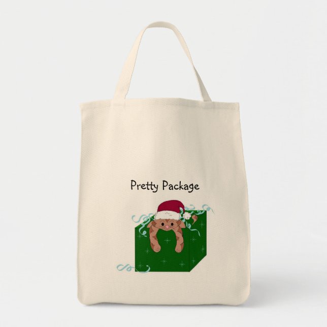 Weihnachtskitty Tragetasche (Vorne)