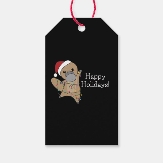 Weihnachtsklammern Geschenkanhänger (Vorderseite)
