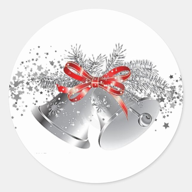 Weihnachtsklammern Stickers (Vorderseite)