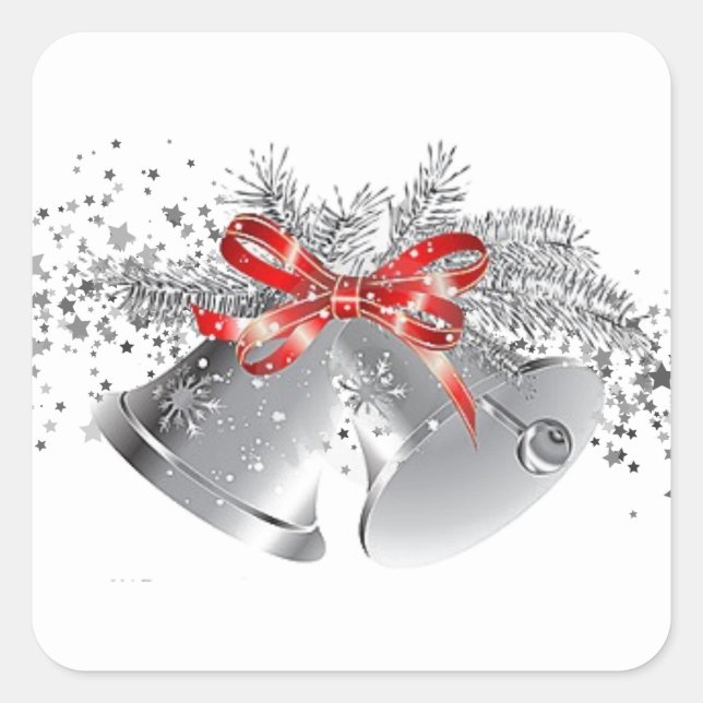 Weihnachtsklammern Stickers (Vorderseite)