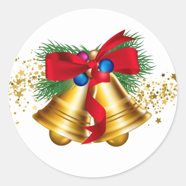 Weihnachtsklammern Stickers (Vorderseite)