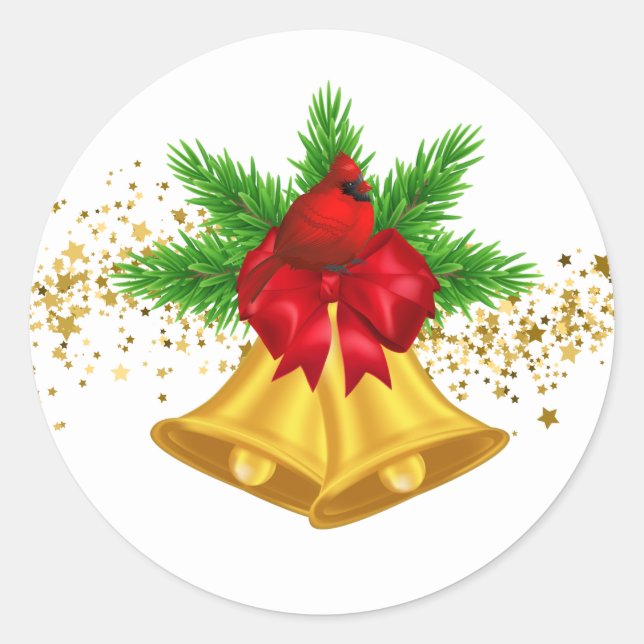 Weihnachtsklammern Stickers (Vorderseite)