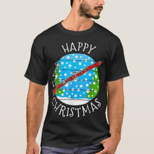 Weihnachtsklarinette, Clarinetist Woodwind Musiker T-Shirt