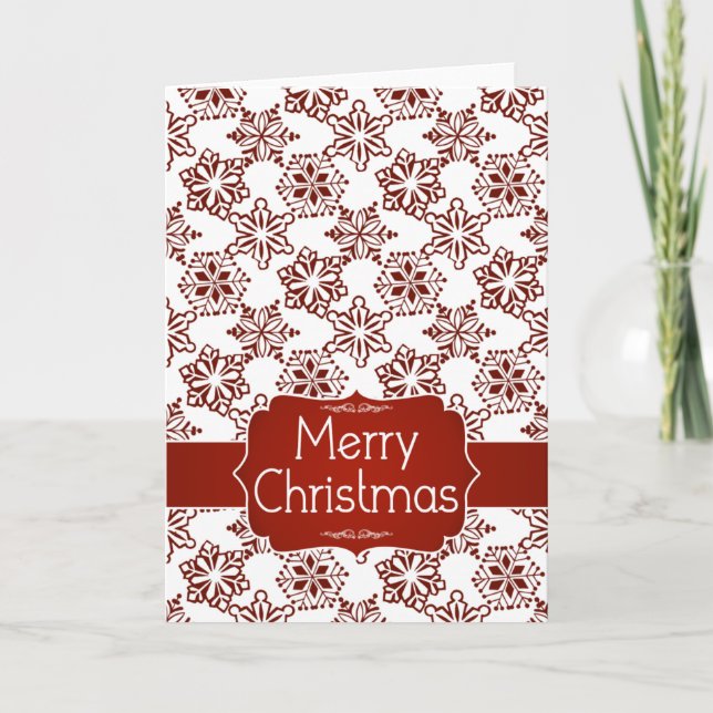 Weihnachtsklassiker Feiertagskarte (Vorderseite)