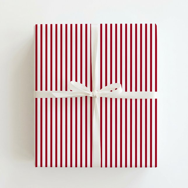 Weihnachtsklassiker rot/cremefarben gestreift geschenkpapier (Von Creator hochgeladen)