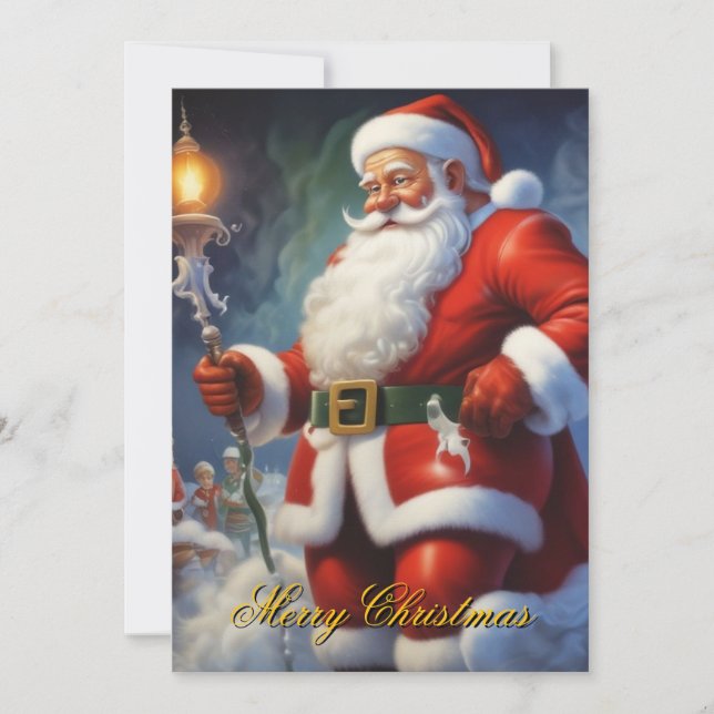Weihnachtsklauseln Frohe Weihnachten - Neues Jahr (Vorderseite)