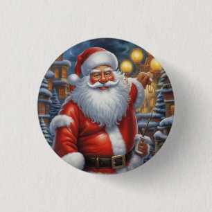 Weihnachtsklauseln Frohe Weihnachten - Neues Jahr Button