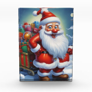 Weihnachtsklauseln Frohe Weihnachten - Neues Jahr Fotoblock