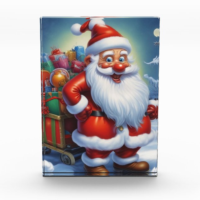Weihnachtsklauseln Frohe Weihnachten - Neues Jahr Fotoblock (Vorderseite)