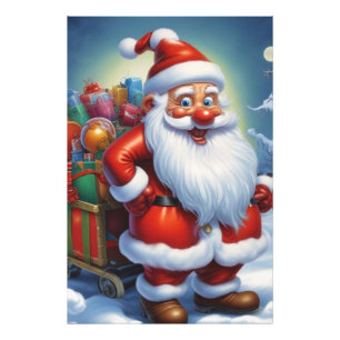 Weihnachtsklauseln Frohe Weihnachten - Neues Jahr Fotodruck
