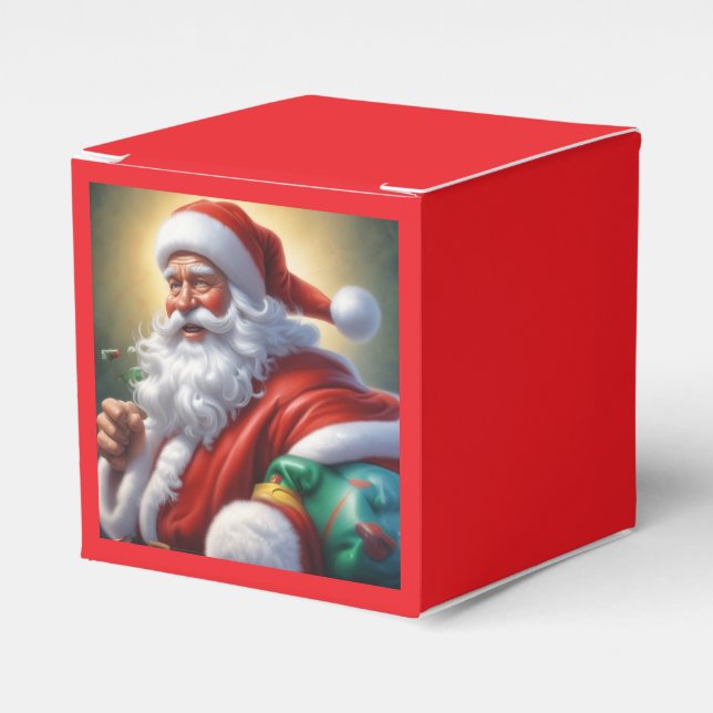 Weihnachtsklauseln Frohe Weihnachten - Neues Jahr Geschenkschachtel (Vorderseite)