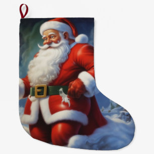 Weihnachtsklauseln Frohe Weihnachten - Neues Jahr Großer Weihnachtsstrumpf