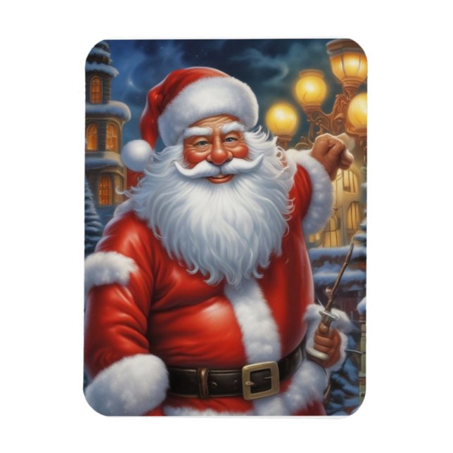 Weihnachtsklauseln Frohe Weihnachten - Neues Jahr Magnet (Vertikal)