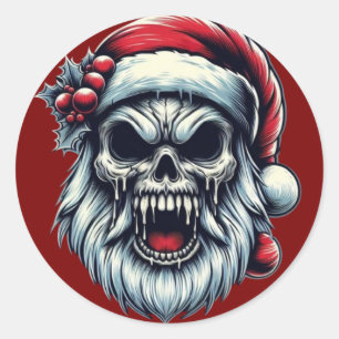 Weihnachtskleber Runder Aufkleber